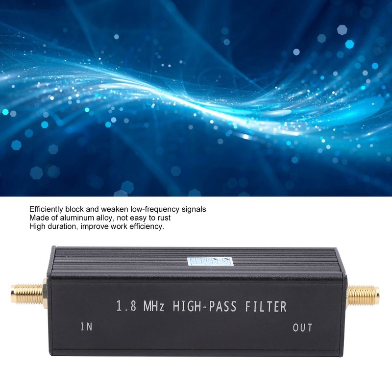 HighPass Filter for Receivers Weaken Low Frequency Signals Radio Equipment