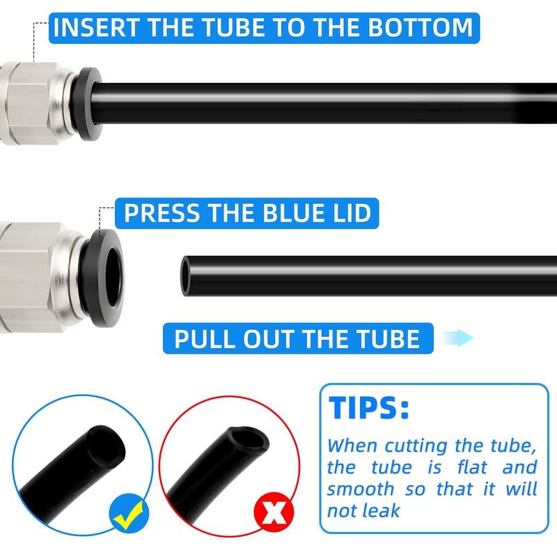 ERGAOBOY PC6-02 Male Thread 6 mm Pipe AD x 1/4