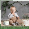 Yeaqee 100 Pcs Greenery Baby Shower Napkins Jungle Animal Sage
