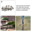 QUARKZMAN Security Torx Bit 1/4 Inch Hex Shank 2 Inch