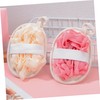 SAFIGLE 2pcs Exfoliating Loofah Shower Balls Dual-Sided Bath Scrubber for