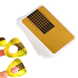 Pegatinas De Formas De Extensión De Uñas, Para Uv, Formas De Uñas, Guía De Arte Formas Esculturales For Juegos Para Salón De Uñas De Uñas 50Pcs / Rollo
