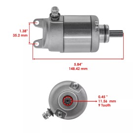 Caltric 31100-30D00 3110030D00 Starter Motor For Suzuki