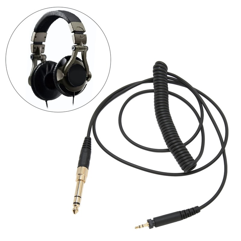 Replacement Headphone Cable 3.5mm Male and 6.35mm to 2.5mm Male