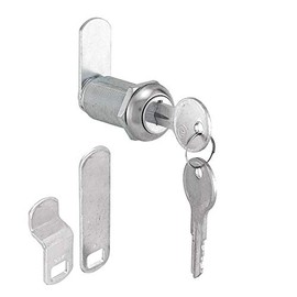 Prime-Line MP4543S Mailbox Lock, 1-3/8 In., Diecast Construction, Nickel Plated Finish (Single Pack)