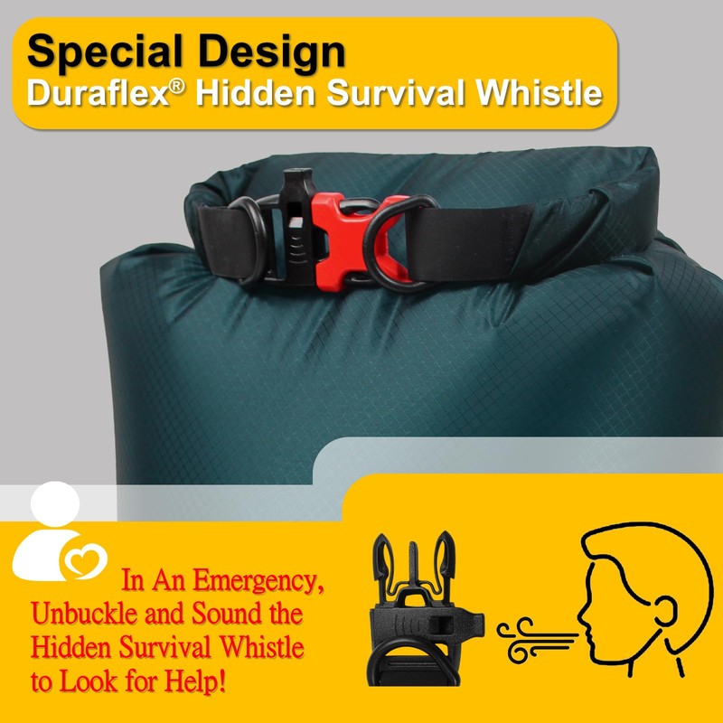 MONTCAMPER CORDURA Waterproof Dry Bag 3L – Heavy Duty IPX6