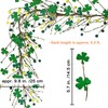 Winlyn 5.2 Ft Artificial St Patrick's Day Garland Lucky Shamrock