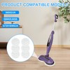 Ortviai 6 PCS Replacement Steam Mop Pads for Shark S6002uk