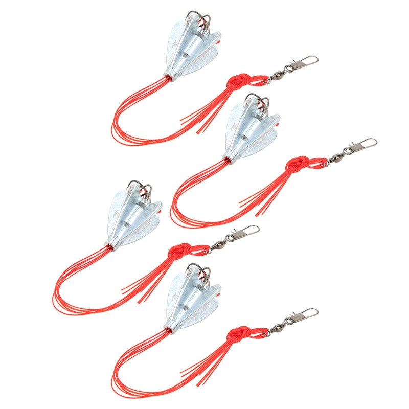 4Pcs Stainless Steel Carp Explosion Fishing Hook Lure Bait Fishhook