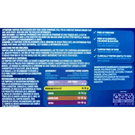 Tampax Tampon Regular Absorbency 10 Each, Cardboard Applicator Unscented (Qty 2)