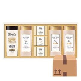 Aekyung Natural Milk No. 33 Gift Set 1 Box (4 Packs) Chuseok & Lunar New Year Gift Shampoo Body Wash B... / 애경 내추럴밀크 33호 선물세트 1박스(4입) 추석 설 선물 샴푸 바디워시 비...