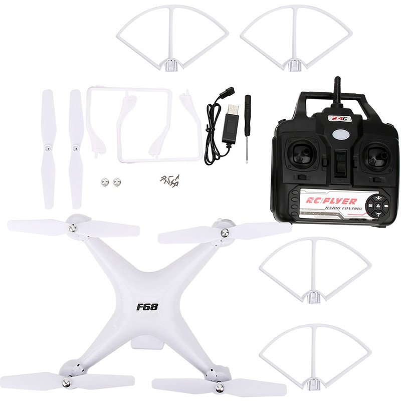 F68 Drone One Key Return Function RC Quadcopter 2000mah Long