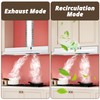 FIREGAS Range Hood 36 inch Under Cabinet, Ducted/Ductless Convertible Kitchen