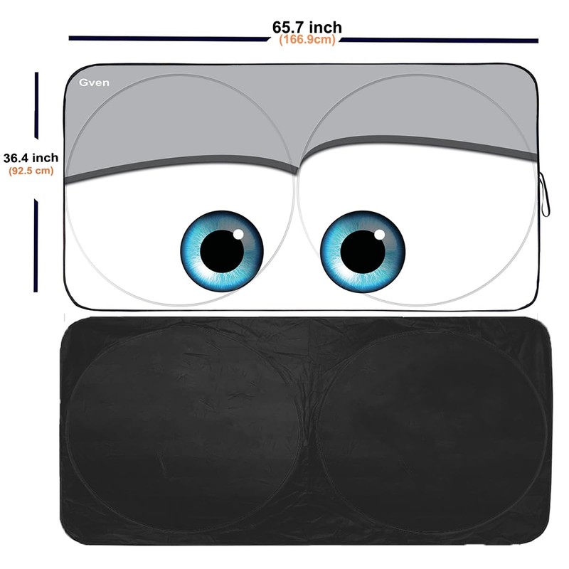 Gven Windshield Sun Shade 2025 Windshield Cover Sun Shade Automotive