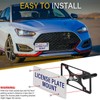 No Drill License Plate Holder Compatible with Hyundai Tucson 2010-2021