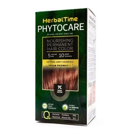 Phytocare Permanent Hair Colour, 20 Shades (7C Warm Copper)