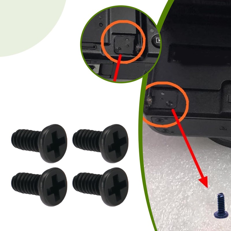 Create idea Pack of 4 Screen Screws for Digital Cameras
