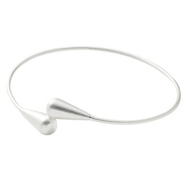 Cream Dot Bangle, Women's, Popular, Hypoallergenic to Metal, Nickel Free, 18k Coating, Thin, Glossy, Vintage Style, Matte, Metal, Plump, Nickel Silver Metal