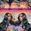 Ladoux 13x6 Body Wave Lace Front Wigs Human Hair Pre