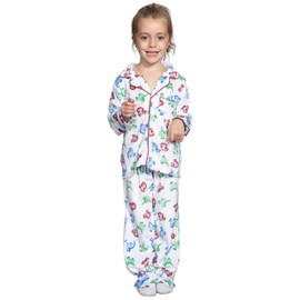 Costume Agent Vacation Movie Clark's Dinosaur Christmas Kids Pajama Shirt and Pants Set