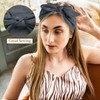 STGDAK Wide Headbands for Women Knotted Headband Bandanas Elastic Bow