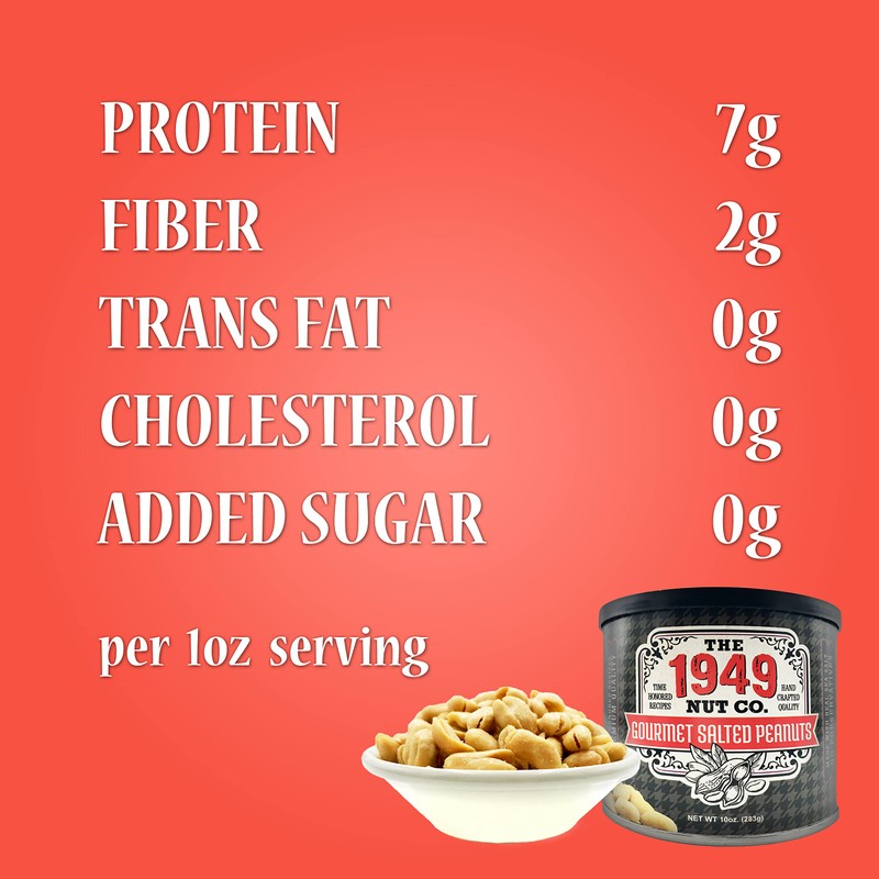 The 1949 Nut Co. Gourmet Salted Virginia Style Peanuts Oil