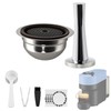 Stainless Steel Reusable Coffee Pods for Nespr*sso V-rtuo - Refillable