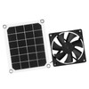 6V 10W Outdoor Solar Power Panel Exhaust Fan USB Charging