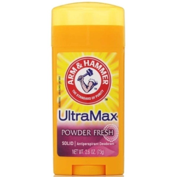 ARM & HAMMER ULTRAMAX Anti-Perspirant Deodorant Solid Powder Fresh 2.60 oz (Pack of 12)