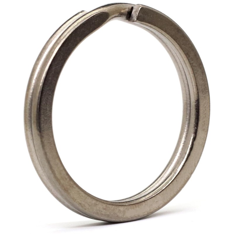 TUNUKE Ti Titanium Ring, Keychain, Key Ring, Key Hook, Carabiner,