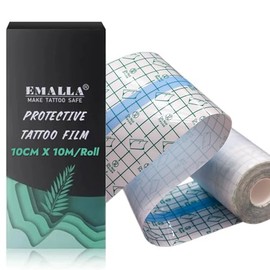 Tattoo Aftercare Bandage - 9.8“ X 2.2 Yards Second Skin Tattoo Cover Latex-Free Waterproof Tattoo Bandages Tattoo Wraps for Healing Tattoo Protection Film