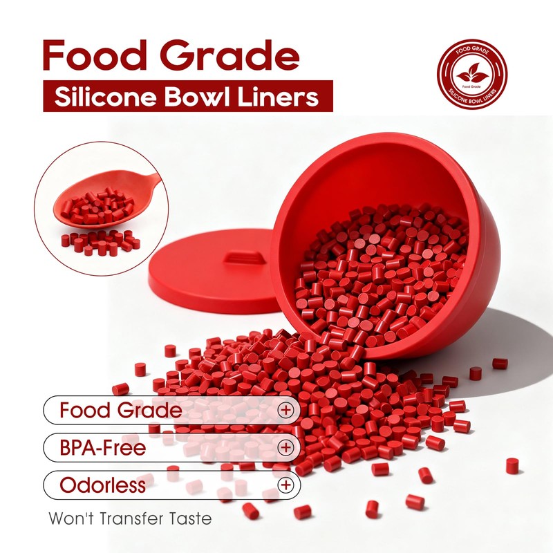 Silicone Bowl Liners for 5 Qt KitchenAid Mixers,3 Liners with