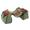 Bicycle Bike Rear Seat Carrier Bag Canvas Cycling Double Bags