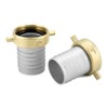 QWORK Aluminum and Brass 2" Female Pin Lug Hose Fitting