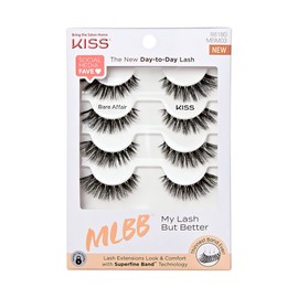 KISS My Lash But Better False Eyelashes - So Real - 4 Pairs