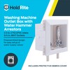 Holdrite 3/4 Inch MHT Washing Machine Outlet Box with Water