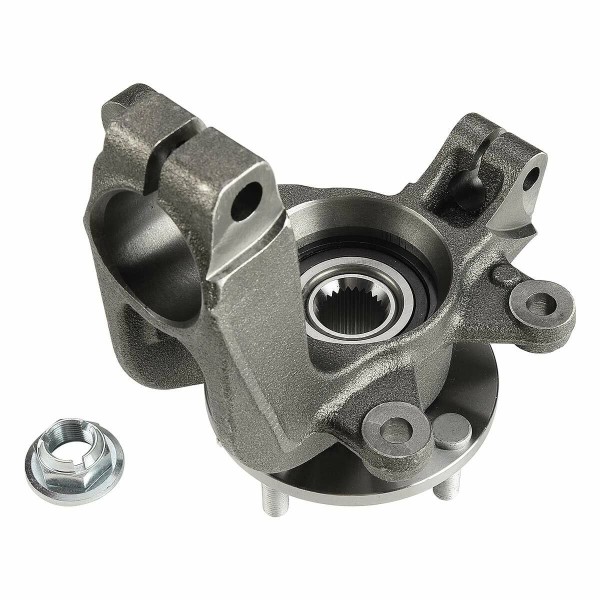 Unbranded Wheel Bearing Hub Knuckle Assembly Front Passenger Side for