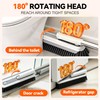 3-in-1 Floor Scrub Brush with 55” Long Handle, V-Shape &