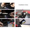 Pair 22 mm 7/8 Inch Black Motorcycle Hand Guards Hand
