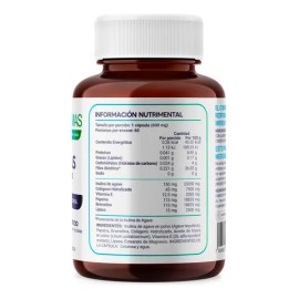 Enzimas Megabiotic 60 Cápsulas Bromelina Lipasa Sin Sabor