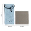 Vemiss Hard Shell Eyeglasses Cases, Linen Fabrics Protector Sunglasses Case,