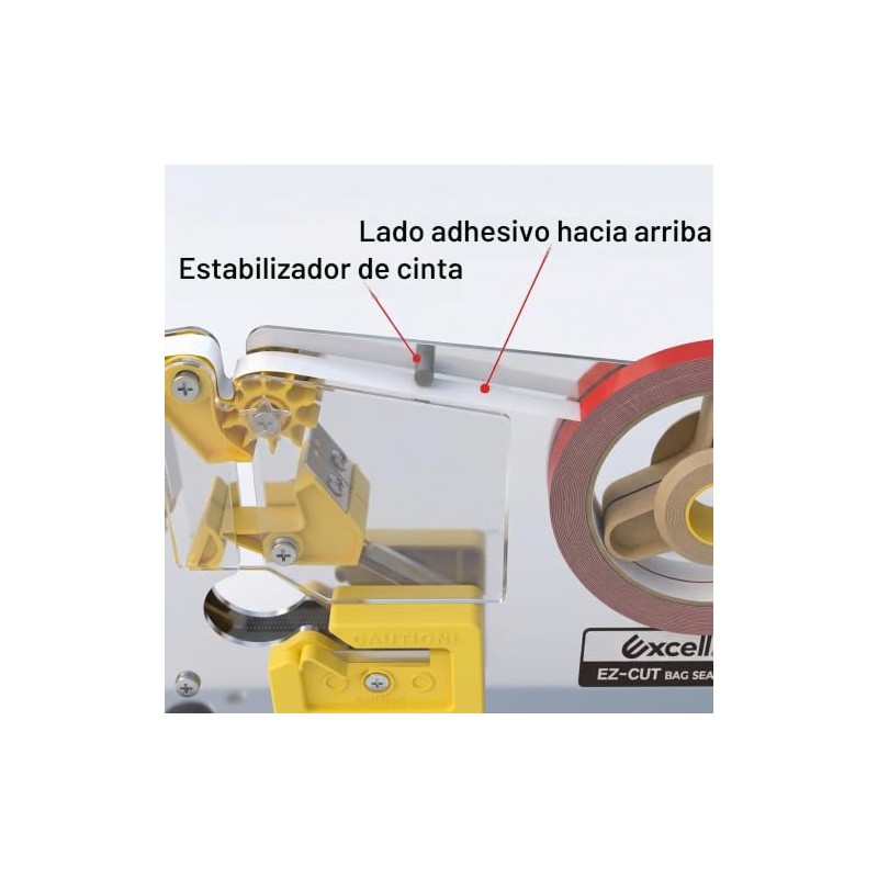 ICO Sellador de Bolsas de Acero Inoxidable - Despachador de