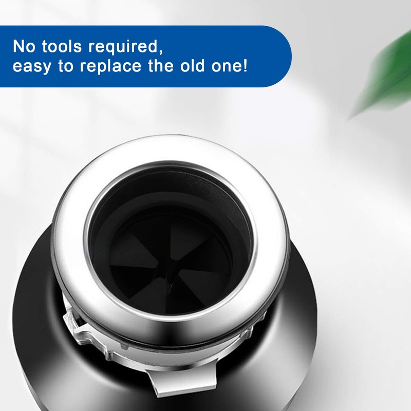 2 PCS Garbage Disposal Splash Guard Collar Sink Baffle, Food