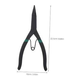 CHILDWEET Angled Flat Nose Lock Ring Pliers for Precision Gearshift Snap Ring Installation Heavy Duty Circlip Tool with Sturdy Steel Construction for Transmission Repairs