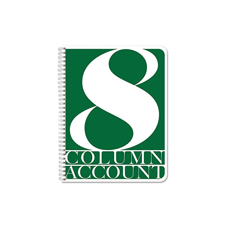 BookFactory 8 Column Account Book/Ledger Book/Accounting Ledger/Notebook (8 Columnar Book