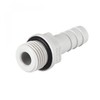 sourcing map PVC Barb Hose Fitting Connector Adapter 8mm or