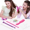 Weinsamkeit Automatic Hair Braider, Hair Bedazzler Kit, Pink Automatic Electric
