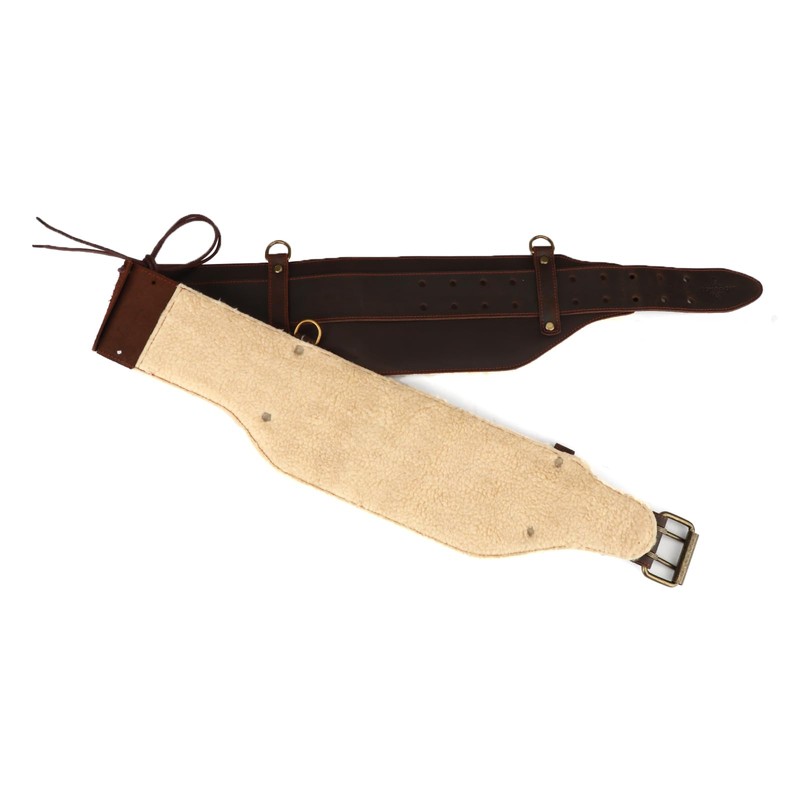 Tourbon Leather Logging Belt Kit Faux Fleece Padded Tool Belts