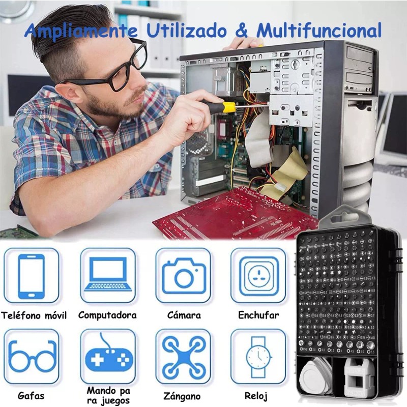 Zakulu Kit De Desarmadores Y Herramientas De Precisión 115 En
