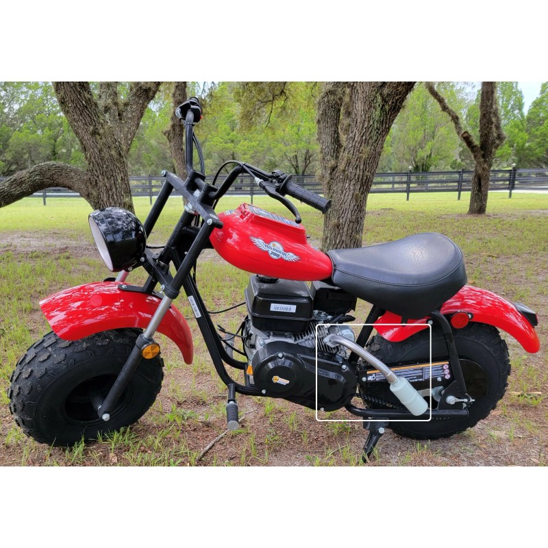 andrei-x Exhaust With Muffler for: Massimo MB200 Mini Bike.